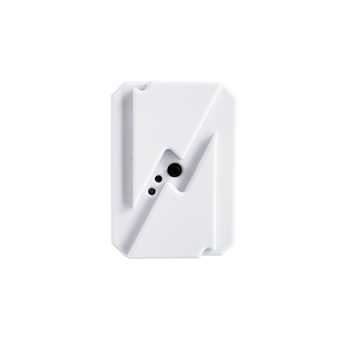 Top view of the Charge-Check, a universal adapter that protects Lithium-Ion batteries from overcharge and battery swelling or battery bloating